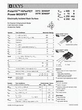 DataSheet IXFR30N60P pdf